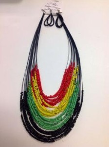 Rasta Necklace - Erring Set - Fancy